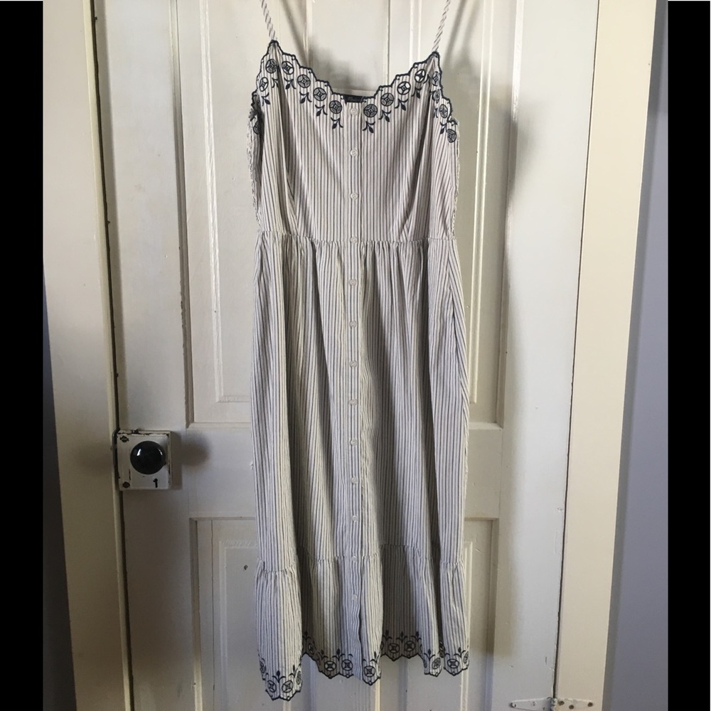 Striped Madewell sundress